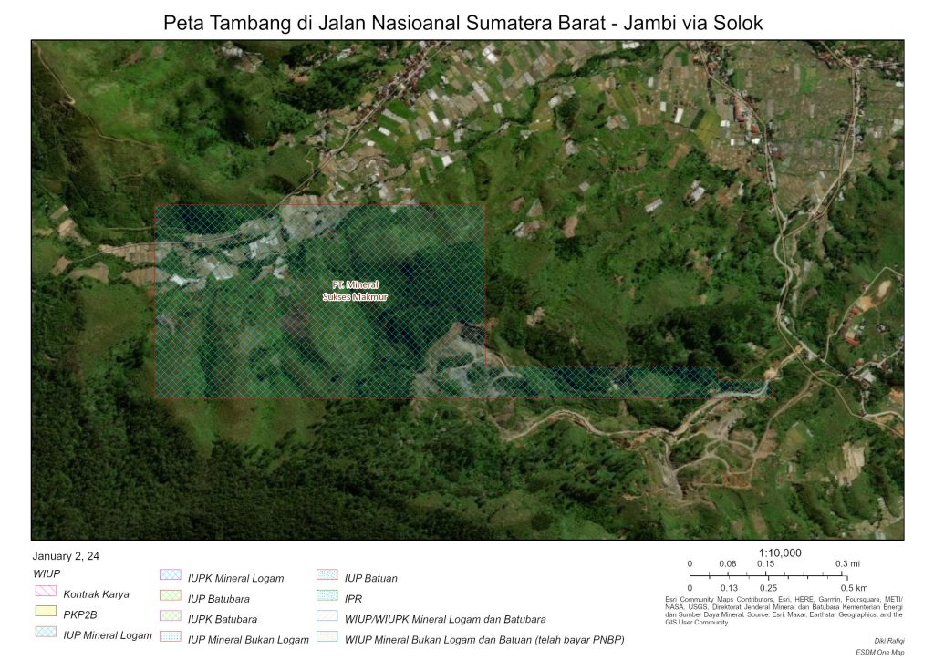 Gambar 7: Peta Tambang Mineral Sukses Makmur